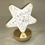 آباژور رومیزی مدل لمسی kam64 طرح ستاره