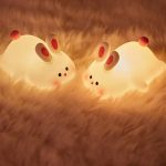 چراغ خواب کودک طرح خرگوش مدل K-1153