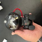 رقص نور لیزری مدل کهکشانی طرح فضانورد نشسته