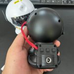 رقص نور لیزری مدل کهکشانی طرح فضانورد نشسته