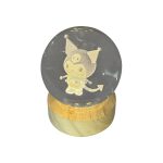 چراغ خواب مدل گوی کریستالی طرح کرومی