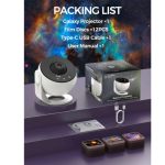 چراغ خواب مدل Galaxy Projector طرح منظومه شمسی