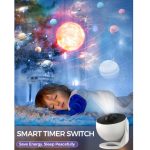 چراغ خواب مدل Galaxy Projector طرح منظومه شمسی