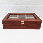 جعبه دمنوش مدل چوبی طرح هانل کد 05