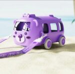 قمقمه کودک مدل اتوبوس 0.5 لیتر | قمقمه فانتزی طرح مدرسه - Image 7