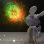 چراغ خواب مدل خرگوش فضایی طرح کهکشانی