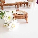 مجموعه ظروف هفت سین ۹ پارچه مدل چوبی طرح پایه دار ply6