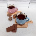 زیر لیوانی مدل راکتی مربع طرح Hanel Starbucks