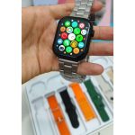 ساعت هوشمند مدل WS 86 MAX دارای قابلیت کنترل سطح اکسیژن خون با بند فلزی