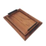 سینی طرح مستطیل کد terms wood مجموعه 2 عددی