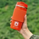 ماگ سفری مدل دور سیلکونی orginal04 گنجایش 0.45 لیتر