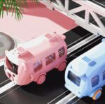 قمقمه کودک مدل اتوبوس 0.5 لیتر | قمقمه فانتزی طرح مدرسه - Image 6