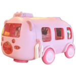 قمقمه کودک مدل اتوبوس 0.5 لیتر | قمقمه فانتزی طرح مدرسه - Image 18