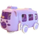 قمقمه کودک مدل اتوبوس 0.5 لیتر | قمقمه فانتزی طرح مدرسه - Image 13