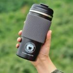 ماگ سفری مدل دور سیلکونی orginal04 گنجایش 0.45 لیتر