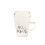 لیوان مدل  مکعبی GOOD MORNING