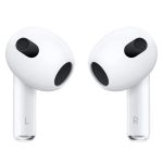 هندزفری بلوتوثی اپل AirPods 3rd Generation سفید با طراحی ارگونومیک