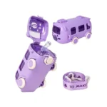 قمقمه کودک مدل اتوبوس 0.5 لیتر | قمقمه فانتزی طرح مدرسه - Image 9