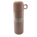 فلاسک مدل HAL قهوه‌ای مات با گنجایش 0.5 لیتر و درب پیچی