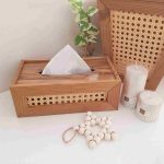 جای دستمال کاغذی طرح حصیری