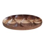 اردو خوری مدل چوبی طرح بیضی کد Gerdo6