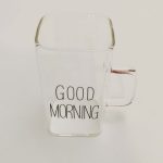 لیوان مدل  مکعبی GOOD MORNING