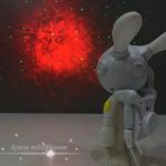 چراغ خواب مدل خرگوش فضایی طرح کهکشانی