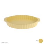 سینی سرامیکی بومی مدل لازانیا بیضی مات