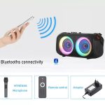 اسپیکر بلوتوثی قابل حمل پی زد ایکس مدل NDR-Q68 به همراه میکروفون