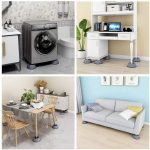 پایه ماشین لباس شویی مدل صداگیر مجموعه 4 عددی