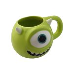 ماگ فانتزی سرامیکی مدل مایک وازوفسکی سبز با طراحی کارتونی