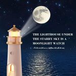 چراغ خواب مدل فانوس دریایی ماه اسپیکر دار