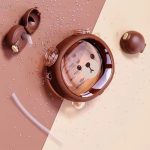 قمقمه کودک مدل خرسی بند دار گنجایش 0.75 لیتر