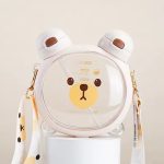 قمقمه کودک مدل خرسی بند دار گنجایش 0.75 لیتر