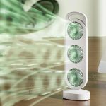 پنکه شارژی رومیزی مدل سه فن