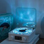 اسپیکر بلوتوثی قابل حمل طرح گرامافونی مدل waves