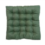 تشک صندلی مدل مربع سبز با طراحی دوخته‌شده و نرم