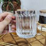 لیوان کلاسیک زنگان بسته ۶ عددی دسته‌دار شیشه‌ای - Image 4