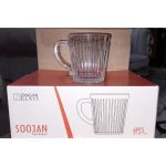 نیم لیوان زنگان گلس مدل سوجان مجموعه 6 عددی