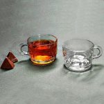 فنجان بلور کاوه مدل عینکی بسته 6 عددی