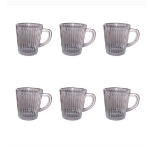 لیوان زنگان گلس مدل سوجان مجموعه 6 عددی شفاف و مقاوم برای پذیرایی