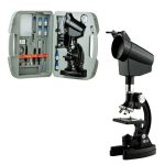 IBEX – میکروسکوپ دانش آموزی مدل Zoom Box Vision – تک چشمی ثابت با کیف حمل هاردباکس