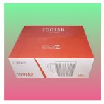 نیم لیوان زنگان گلس مدل سوجان مجموعه 6 عددی