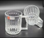 لیوان کلاسیک زنگان بسته ۶ عددی دسته‌دار شیشه‌ای