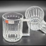 لیوان کلاسیک زنگان بسته ۶ عددی دسته‌دار شیشه‌ای