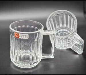 لیوان کلاسیک زنگان بسته ۶ عددی دسته‌دار شیشه‌ای