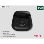 اسپیکر بلوتوثی قابل حمل مدل KTS-1710 با رقص نور LED - Image 5