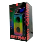 اسپیکر بلوتوثی قابل حمل مدل KTS-1710 با رقص نور LED - Image 6