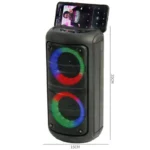 خرید اسپیکر بلوتوثی قابل حمل KTS مدل 1296 با رقص نور و صدای قدرتمند - Image 5