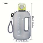 قمقمه آب اسپرت مربعی مدل Yiben ظرفیت ۷۵۰ میلی‌لیتر – سبک، مقاوم و بدون BPA - Image 9